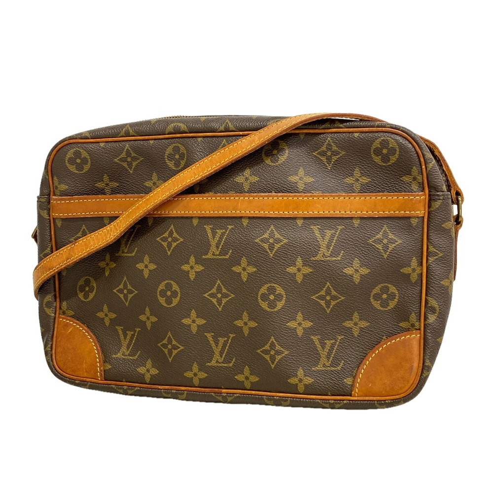 Louis Vuitton Monogram Trocadero 30 Shoulder Bag M51272 Brown Women's